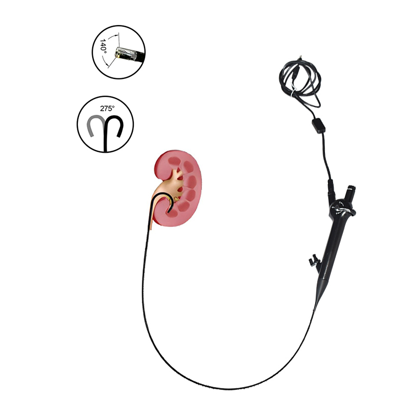 HD Electric Urology Reusable Metal Ureteroscope Flexible