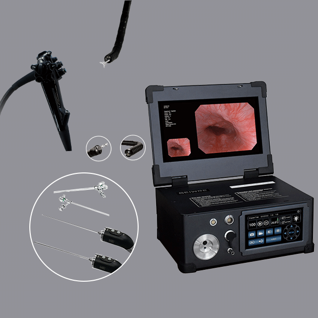 Portable Veterinary Endoscopy System Integrated All-in-One Endoscope for Gastroscope Colonoscope
