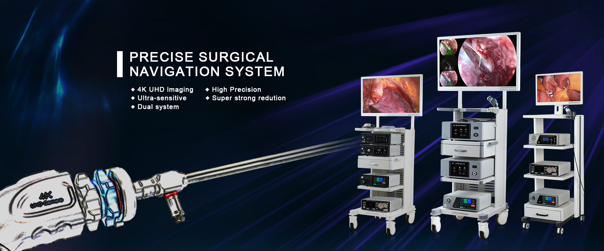 4K Endoscope Surgical Navigation System with UHD Imaging