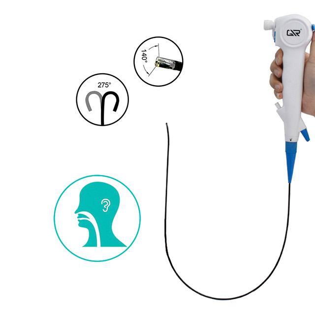 Rinolaringoscopio de alta resoluci&oacute;n de 2,8-5,8 mm para ex&aacute;menes de otorrinolaringolog&iacute;a