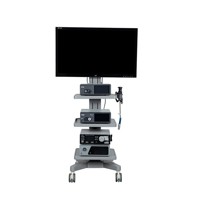 C&acirc;mera de endosc&oacute;pio cir&uacute;rgico de fluoresc&ecirc;ncia 4K com tela sens&iacute;vel ao toque de sete polegadas para cirurgia de laparoscopia